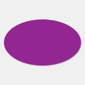 Sticker Ovale Violet (Devant)