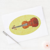 STICKER OVALE VIOLIN (Enveloppe)