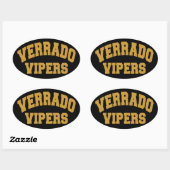 Sticker Ovale Vipers Verrado (Feuille)