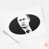 Sticker Ovale Vladimir Poutine (Enveloppe)