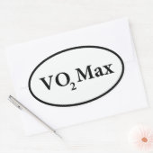 Sticker Ovale vo2 max (Enveloppe)