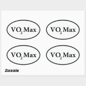 Sticker Ovale vo2 max (Feuille)