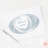 Sticker Ovale Voile de naissance (Enveloppe)