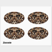 Sticker Ovale Voir & Croire_ (Feuille)