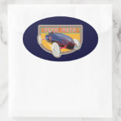 Sticker Ovale Voiture Dessous de verre Speedometer (Sac)