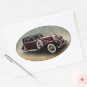 Sticker Ovale Voiture modèle de classique de Duesenberg (Duesy) (Enveloppe)