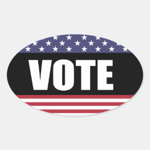 STICKER OVALE VOTER