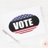 STICKER OVALE VOTER (Enveloppe)