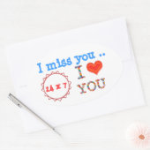 Sticker Ovale VOUS me manquez - Un don d'expression dans l'impac (Enveloppe)