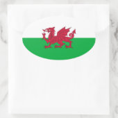 STICKER OVALE WALES (Sac)
