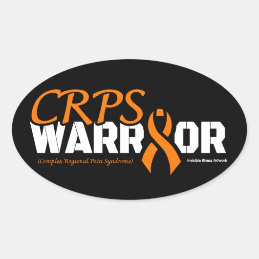 STICKER OVALE WARRIOR...CRPS (Devant)