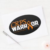 STICKER OVALE WARRIOR...CRPS (Enveloppe)