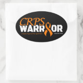 STICKER OVALE WARRIOR...CRPS (Sac)