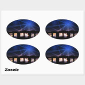 STICKER OVALE WARTIME GHOSTS WALTS UK (Feuille)