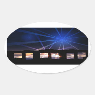 STICKER OVALE WARTIME GHOSTS WALTS UK