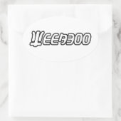 STICKER OVALE WEEABOO (Sac)