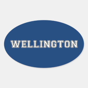 Sticker Ovale Wellington Nouvelle-Zélande