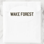 Sticker Ovale WFU | Wake Forest (Sac)
