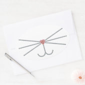 Sticker Ovale Whiskers (Enveloppe)