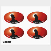 Sticker Ovale Wicked Eclipse (Feuille)