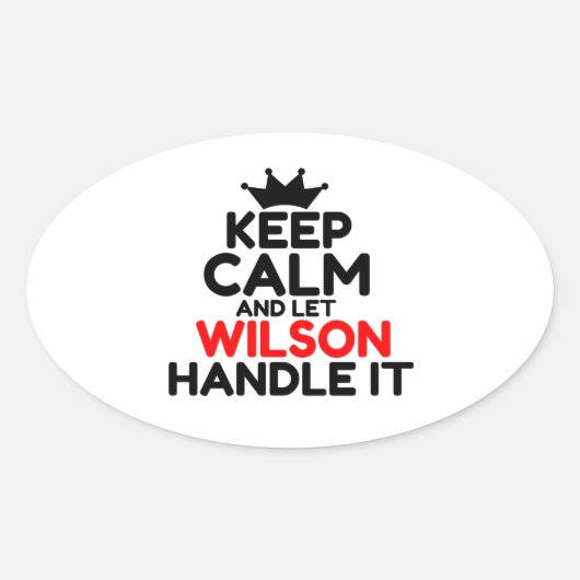 STICKER OVALE WILSON (Devant)