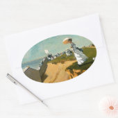 Sticker Ovale Winslow Homer - Long Branch, New Jersey (Enveloppe)