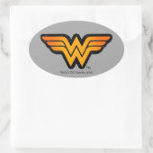 Sticker Ovale Wonder Woman | Logo saisonnier (Sac)