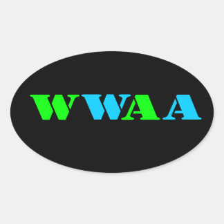 STICKER OVALE WWAA