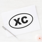 Sticker Ovale XC Cross Country (Enveloppe)