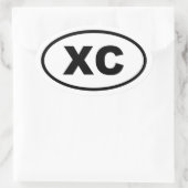 Sticker Ovale XC Cross Country (Sac)