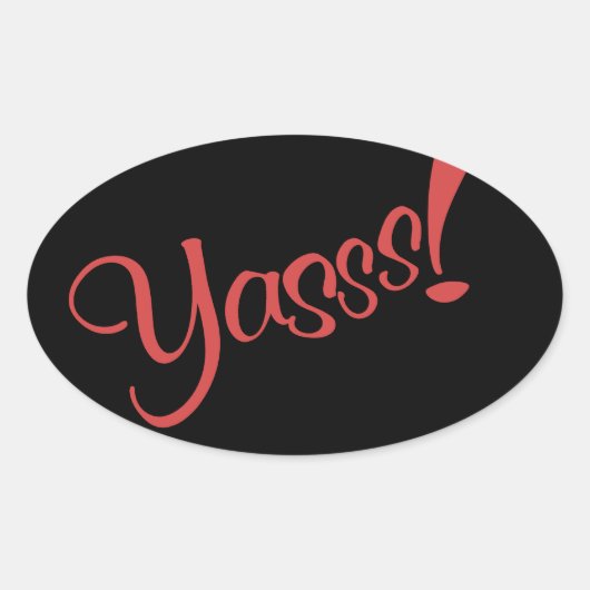 STICKER OVALE YASSES (Devant)