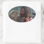 Sticker Ovale Yawn (Sac)