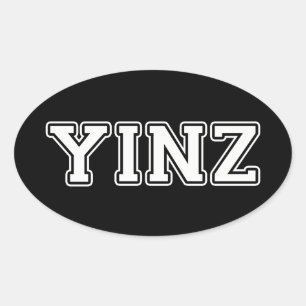 Sticker Ovale Yinz