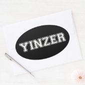 Sticker Ovale Yinzer (Enveloppe)