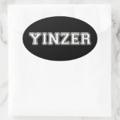 Sticker Ovale Yinzer (Sac)