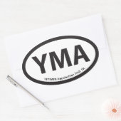 Sticker ovale YMA (Enveloppe)