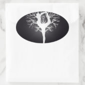 Sticker Ovale Yoga (Sac)