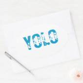 STICKER OVALE YOLO (Enveloppe)