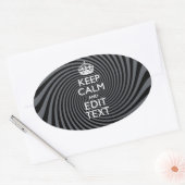 Sticker Ovale Your Custom Keep (Enveloppe)