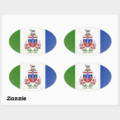 Sticker Ovale Yukon (Feuille)