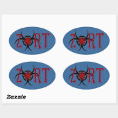 Sticker ovale Z.O.R.T. (Feuille)