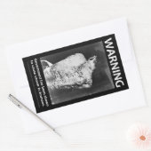 Sticker overheidswaarschuwing (Envelop)