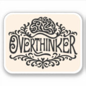 Sticker Overthinker (Devant)
