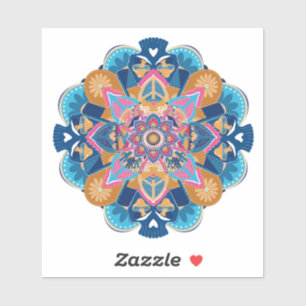 Sticker OW Blue Mandala
