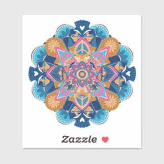 Sticker OW Blue Mandala