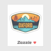 Sticker Oxford (Alabama) (Feuille)