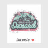 Sticker Oxnard, Californie (Feuille)