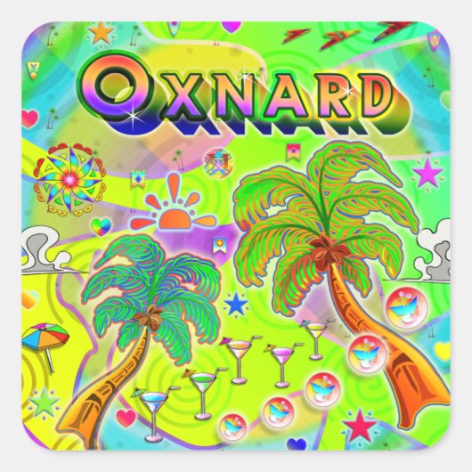 Sticker Oxnard Mind Focus (Devant)