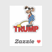 Sticker P ON TRUMP - Démocrates — Conception anti-Trump -  (Feuille)