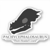 Sticker Pachycéphalosaure (Devant)